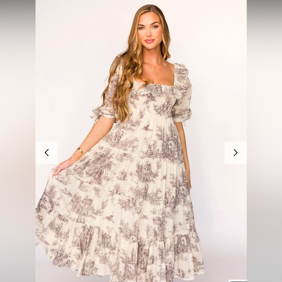 worth collective Dresses & Skirts - Shop worth collective Amali Dress in Ivory - 100% Cotton & Bump Friendly